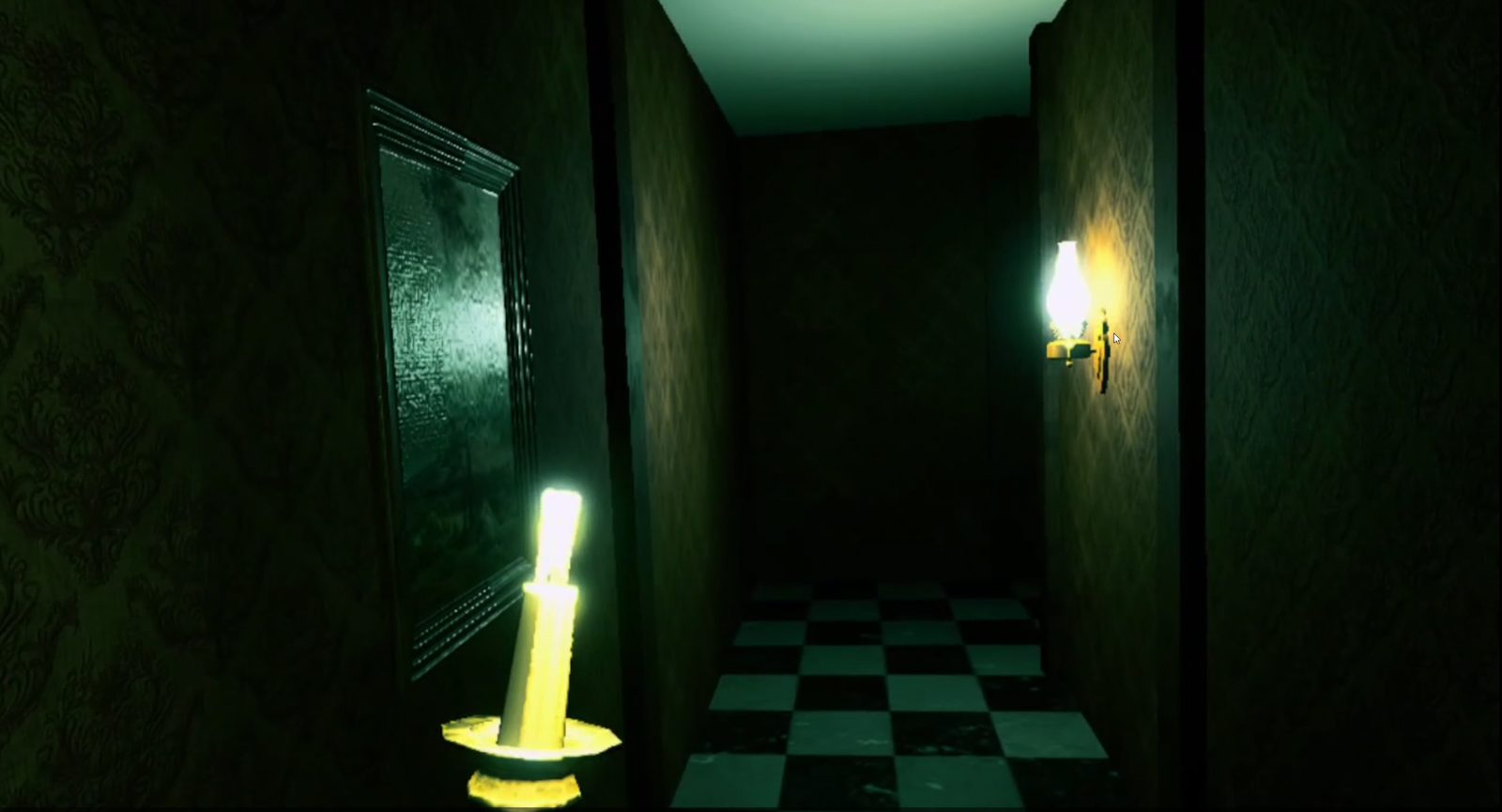Looking around the VR environment